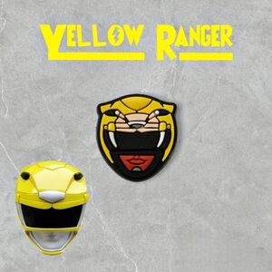 BOGO!! BUNDLE For Discount!  Power Ranger Croc Charm Yellow Helmet